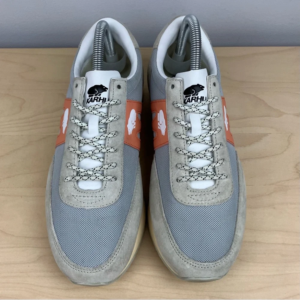 Karhu Men’s Size 7.0 Albatross 82 Low Top Athletic Shoes Beige Gray Retro